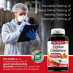 Label close-up highlights 9000 mg equivalent potency per serving.