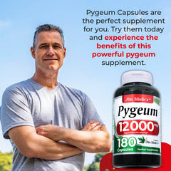 FITO MEDIC'S Lab Pygeum bottle and 180-count label detail.