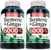 FITO MEDIC'S Turmeric and Ginger bottle front view highlighting ultra absorption formula