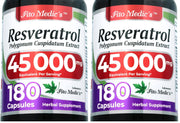 FITO MEDIC'S Resveratrol bottle front highlights premium extract for daily wellness.