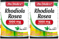 FITO MEDIC'S Rhodiola Rosea bottle with 180 capsules for steady energy