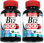 Fito Medic's Vitamin B12 Sublingual bottle front highlighting fast absorption