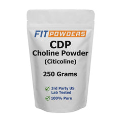 FitPowders Citicoline powder bottle for easy daily use supporting focus