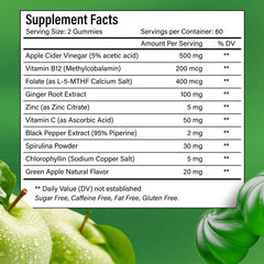 FitVitality 120 ACV Gummies bottle label highlights vegan and gluten-free credentials.