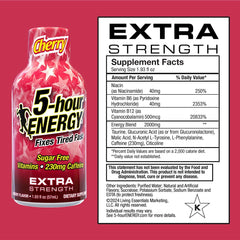 Five-hour ENERGY Cherry Shot in hand for on-the-go alertness.