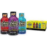 Five-Hour Energy Extra Strength Blue Raspberry bottle for quick focus and sustained energy