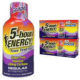 Five-hour ENERGY Regular Strength bottle front for a quick morning energy boost