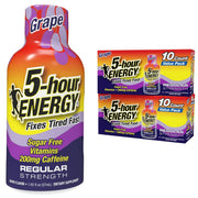 Five-hour ENERGY Regular Strength bottle front for a quick morning energy boost