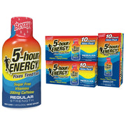 5-hour ENERGY Berry bottle for quick, sugar-free alertness during busy mornings.