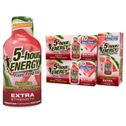 5-hour ENERGY watermelon shot bottle ready for quick energy on the go