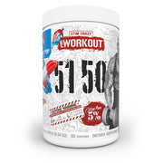 Five Percent Rich Piana 5150 rocket pop bottle for intense pre-workout energy.