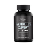 Fixxr Hashimoto's Support by Dr. Amie bottle close-up supporting thyroid balance.