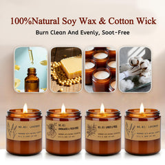 FKJOL lavender candle promotes calm sessions and daily serenity.