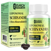 Flarovexarith liposomal Schisandra bottle for calm focus and energy.