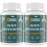 Flarovexarith women's body deodorizing supplement bottle supports daily freshness.