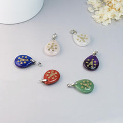Flemtai lapis lazuli waterdrop pendant for clarity and focus in crafts.