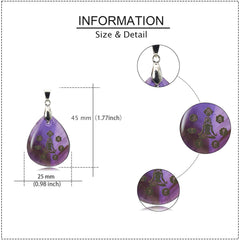 Flemtai rose quartz waterdrop pendant for love and compassion in jewelry.