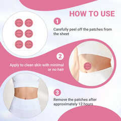 FLETUTE GLP-1 Patch on clean dry skin during quick application.
