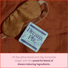 Fleur Marché Dream Plz patch on arm showing easy skin adhesion for relaxation