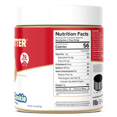 Flexible Dieting Whey Cookie Butter Powder spread on toast for a quick, flavorful snack.