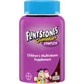 Flintstones Complete Gummies bottle-front view shows kid-friendly multivitamins for daily nutrition