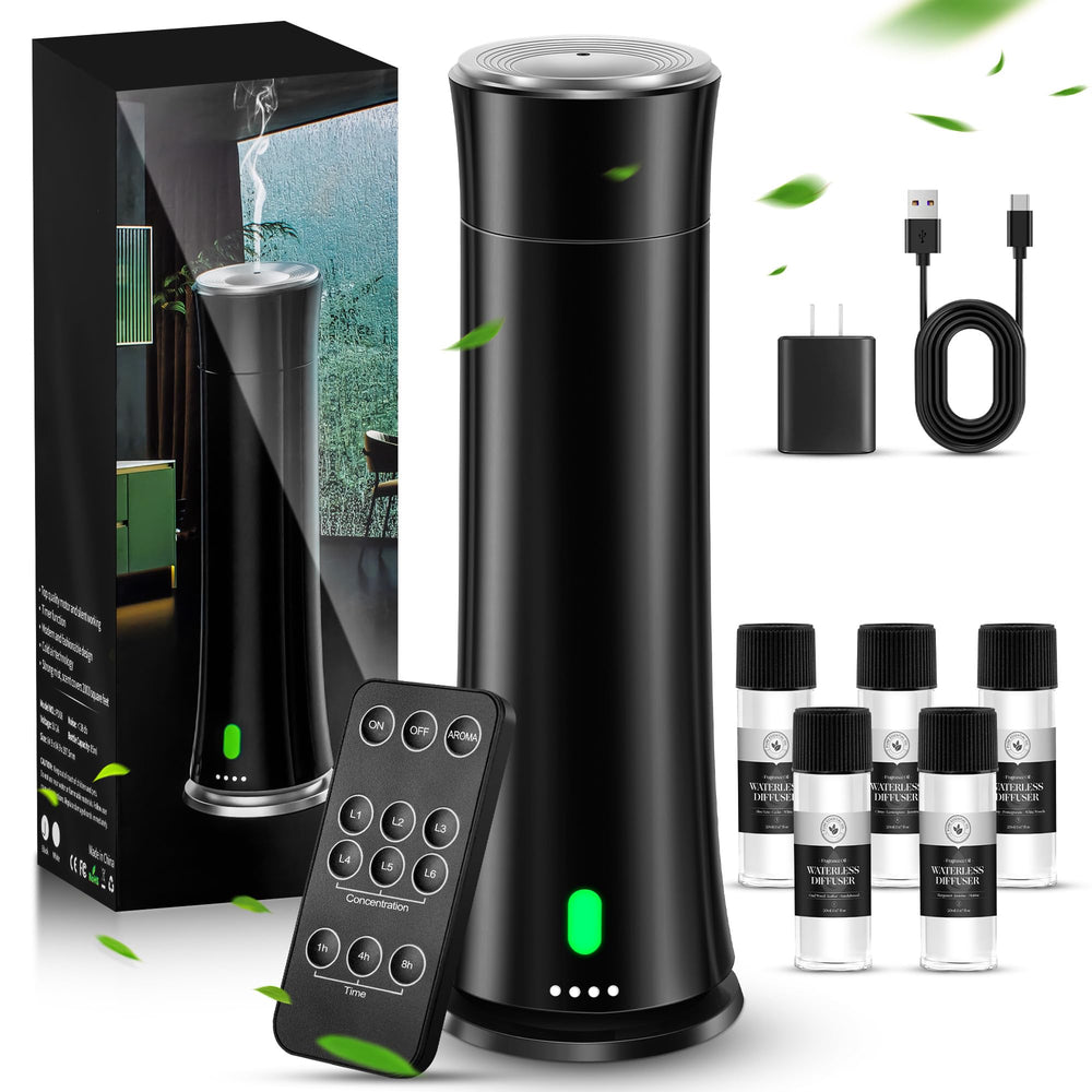 FLLUK hotel-scent-diffuser-starter-base enhances large-room ambiance with quiet diffusion