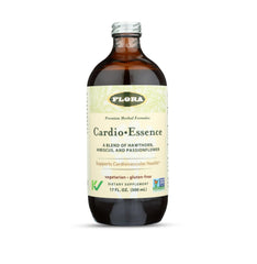 Flora CardioEssence bottle-front showing label and heart-health tonic