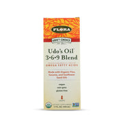 Flora Udo's Choice Omega 369 bottle — balanced blend for everyday meals.