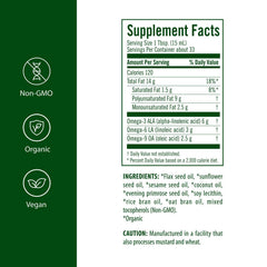 Flora Udo's Choice Omega 369 pour — adds a light, nutty flavor.