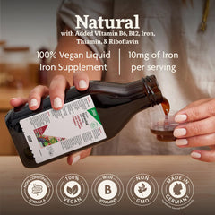 Floravix Floravital ingredients label close-up highlighting vitamin C and B vitamins
