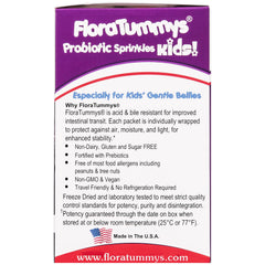 FloraTummys Kids dairy-free and gluten-free option for sensitive tummies