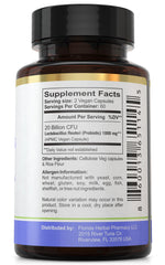Florida Herbal Pharmacy packaging label emphasizing GMP quality and third-party testing.