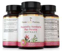 Florida Herbal Pharmacy packaging highlights GMP and third-party testing for safe use