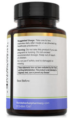 Florida Herbal Pharmacy probiotic capsules lined up for convenient daily digestive support.