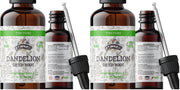Florida Herbs Dandelion Root Tincture bottle shows organic extract for daily wellness.