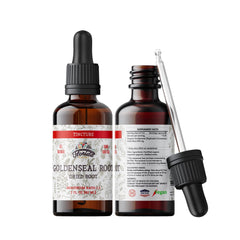 Florida Herbs Goldenseal tincture bottle with dropper for easy daily use