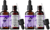 Florida Herbs Lavender Extract bottle pour, calming aromatherapy on the go