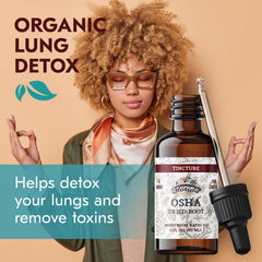 Florida Herbs OSHA Root drops pour illustrating easy daily use