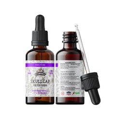Florida Herbs Skullcap tincture bottle - promotes relaxation in your daily routine.