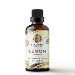 Diffuser scene featuring Florona Lemon essential oil delivering uplifting citrus aroma