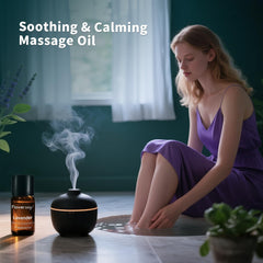 FLOWERSAY Organic Lavender Oil used in a sleep aroma for restful nights.