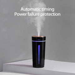 FLYING APSARAS USB aromatherapy diffuser in car for soothing mist.