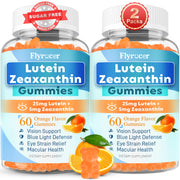 Flyrocer Sugar Free Lutein Gummies orange bears for daily eye care