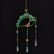 Fmelut Crystal Cloud Suncatcher on a sunny window creating sparkling light