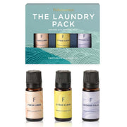Folkulture essential oils set for laundry and dryer balls adds lasting freshness to fabrics.