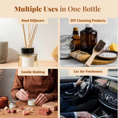 Folkulture Pine & Cedar diffuser on table creating ambient scent.