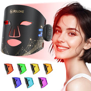 FOLOKE LED mask full-face illumination for at-home light therapy sessions.