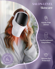FOLOKE LED therapy mask adjustable strap for secure, comfortable fit