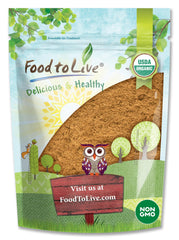 Food to Live Organic Cordyceps powder 1lb bulk pack for everyday energy.