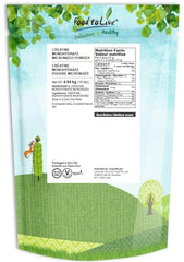 Food to Live Creatine Monohydrate Micronized Powder scoop showing precise daily dosing.